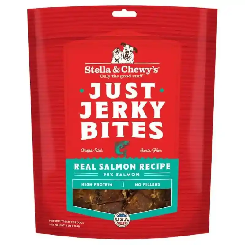 Stella & Chewys Just Jerky Bites Salmon 6-oz